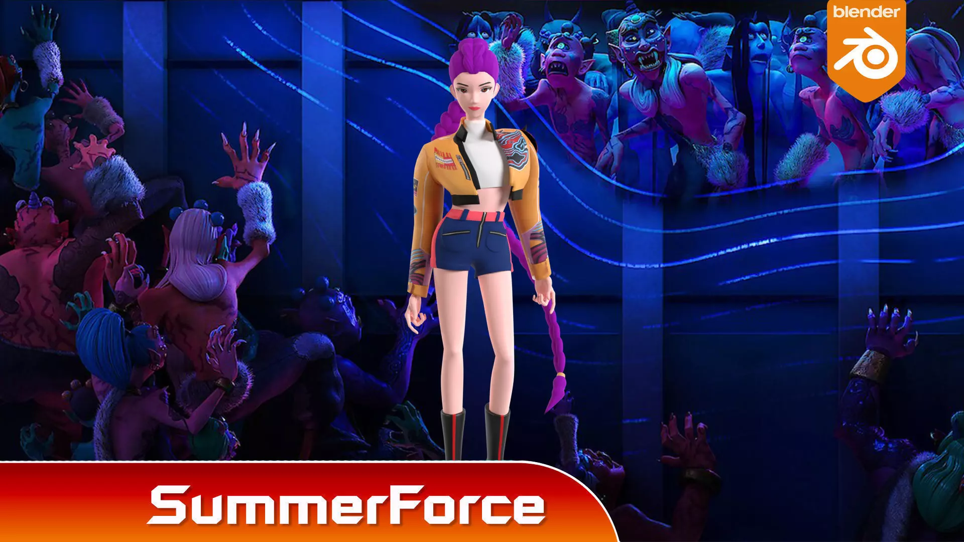 HUNTRIX - KPop Demon Hunters 3D Model Collection_6