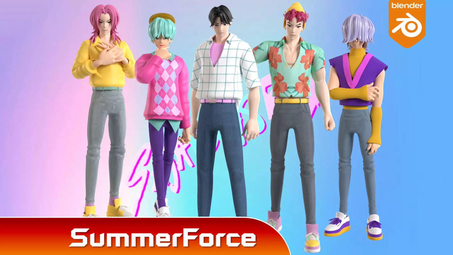 HUNTRIX - KPop Demon Hunters 3D Model Collection_17