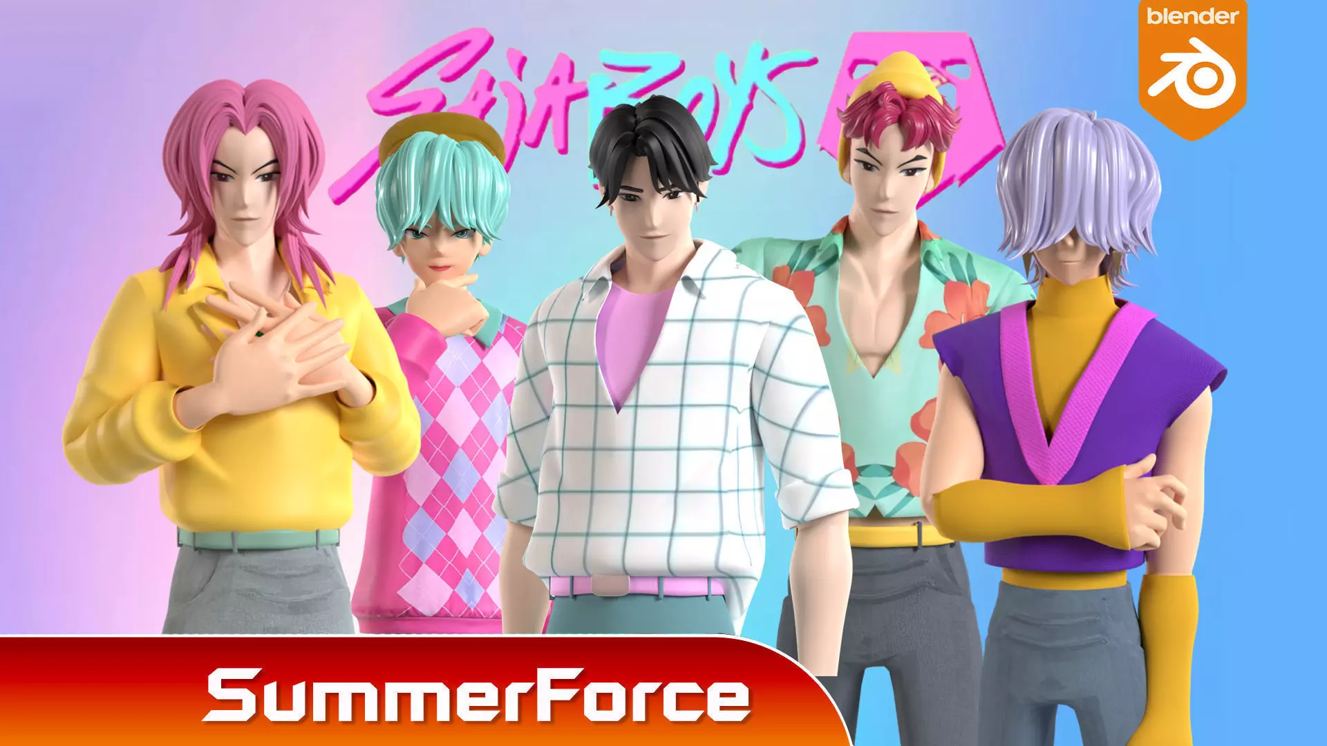 HUNTRIX - KPop Demon Hunters 3D Model Collection_16