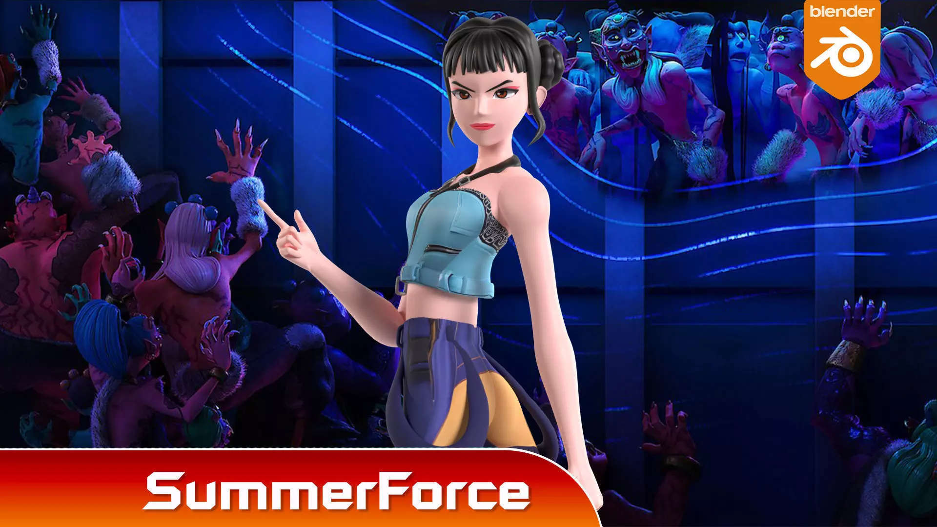 HUNTRIX - KPop Demon Hunters 3D Model Collection_11