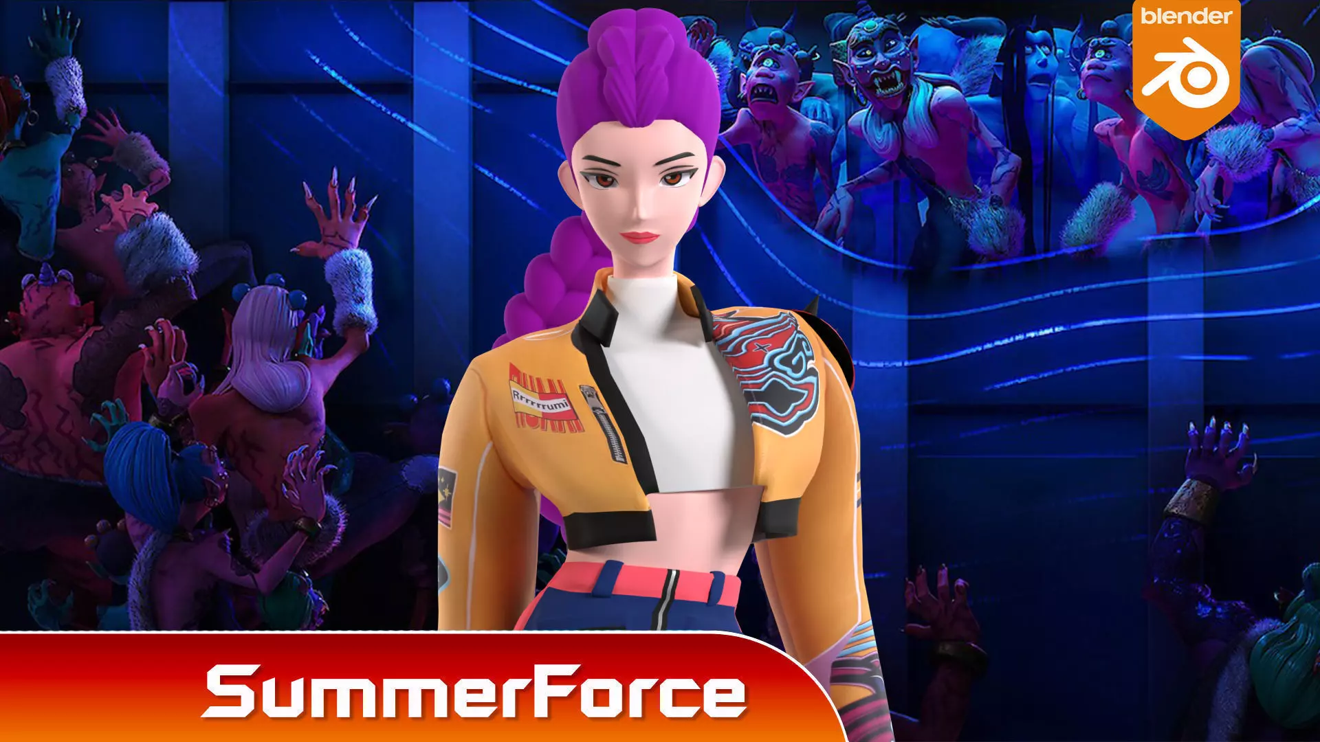 HUNTRIX - KPop Demon Hunters 3D Model Collection_5