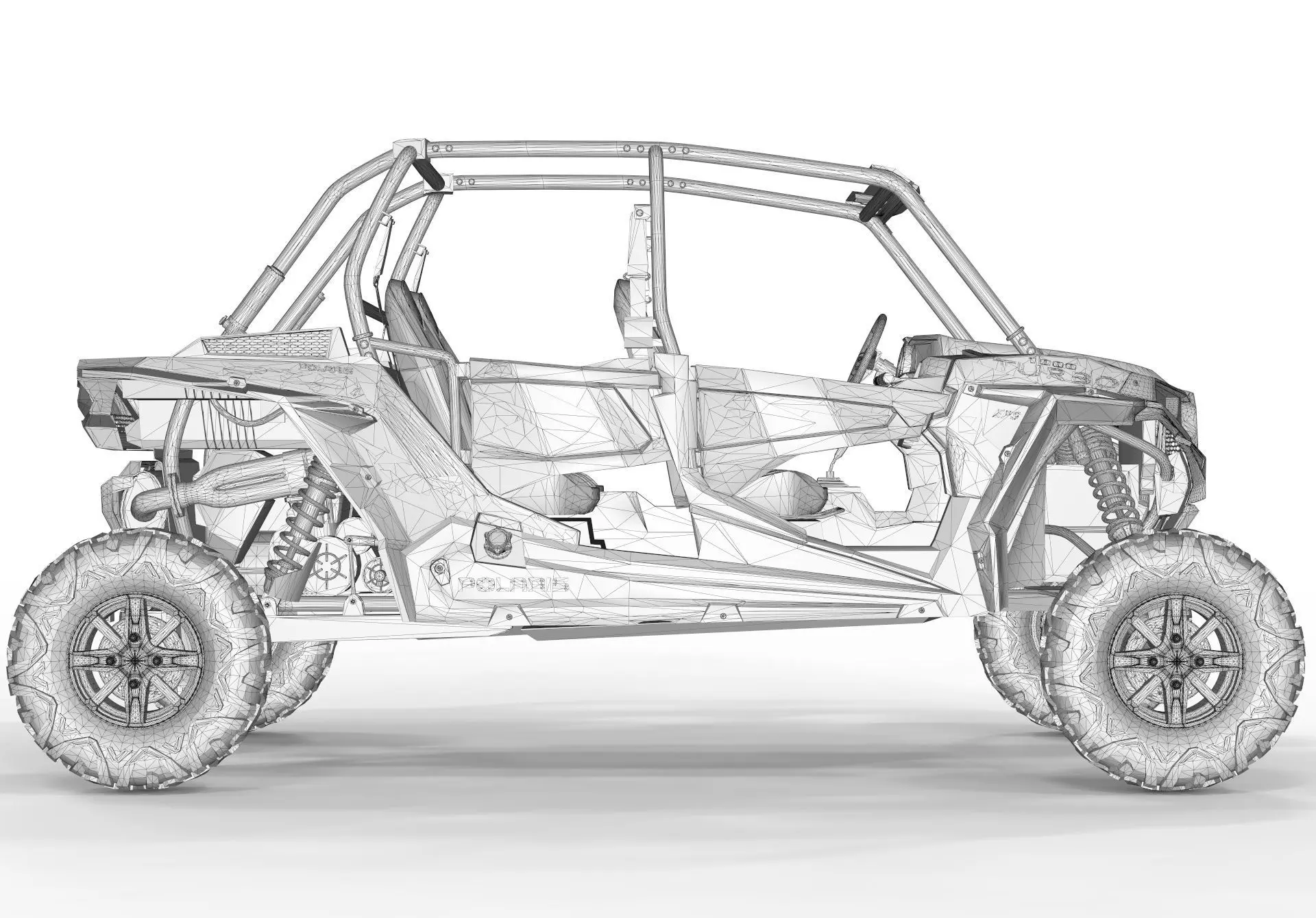 polaris rzr s4 1000  3D model_11