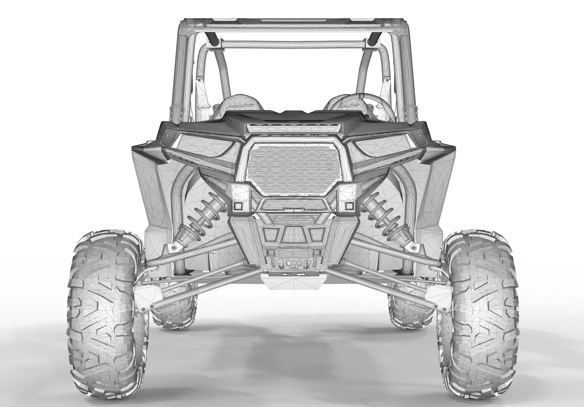 polaris rzr s4 1000  3D model_10