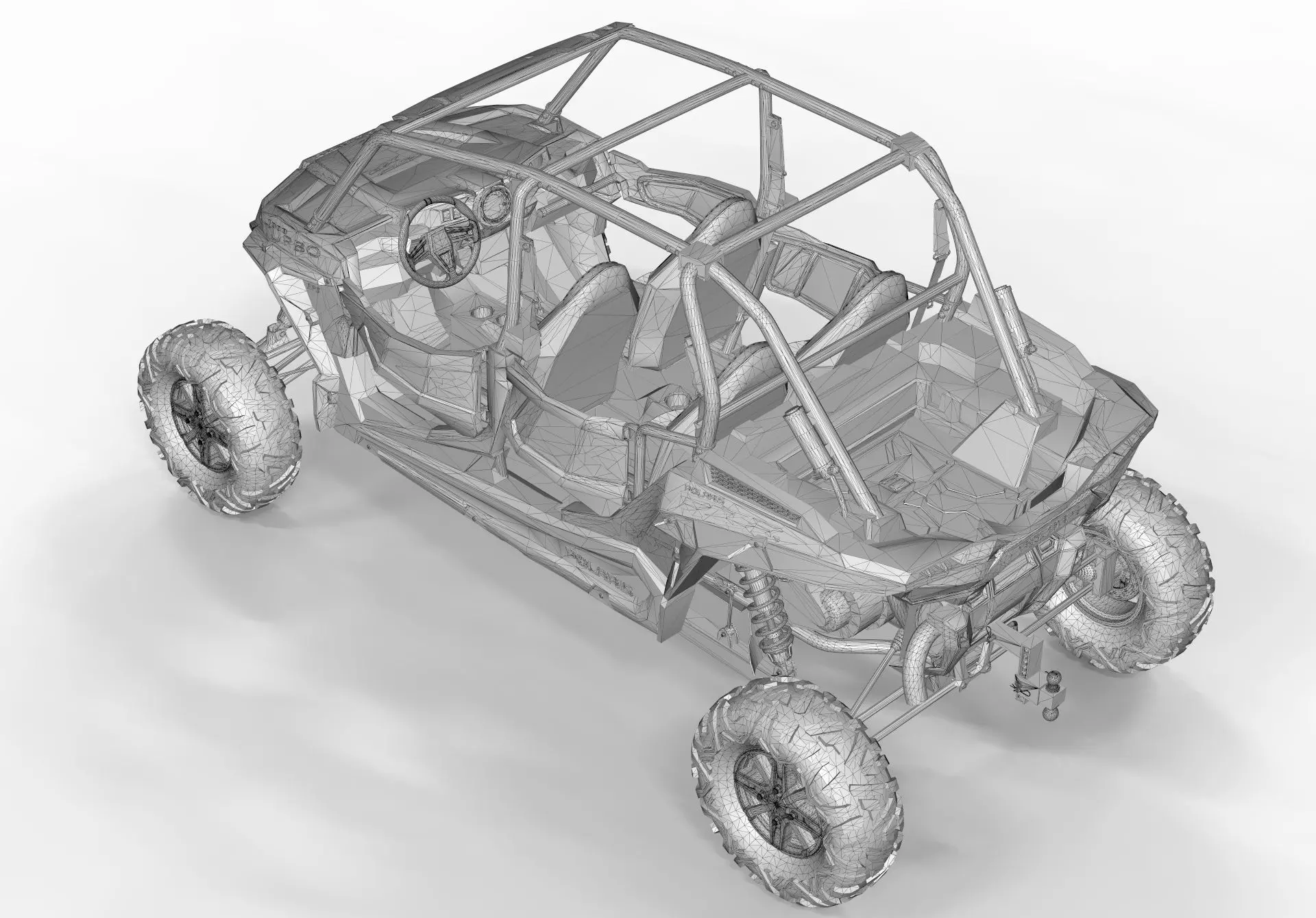 polaris rzr s4 1000  3D model_8