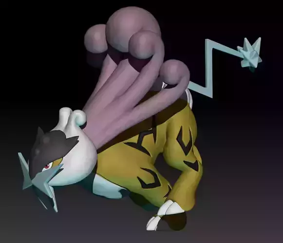 Pokemon Raikou 3D print model