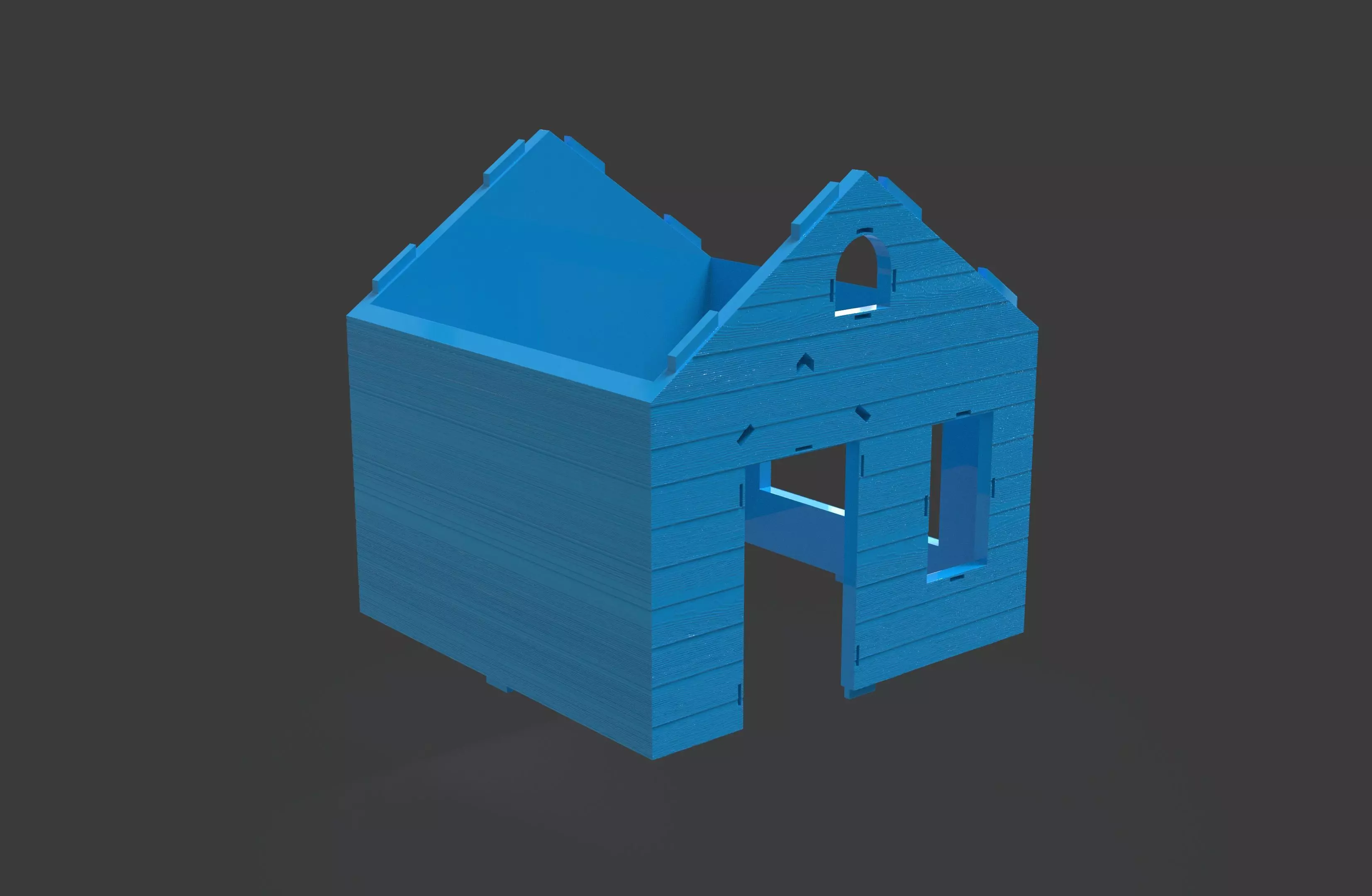 Puzzle home 3D print model_3