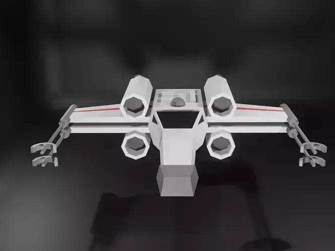 Low-Poly X-Wing 