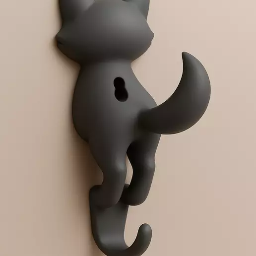 3D Printed Cat Ear Candy Bowl Cute Animal Shaped Snack Dish 3D print model