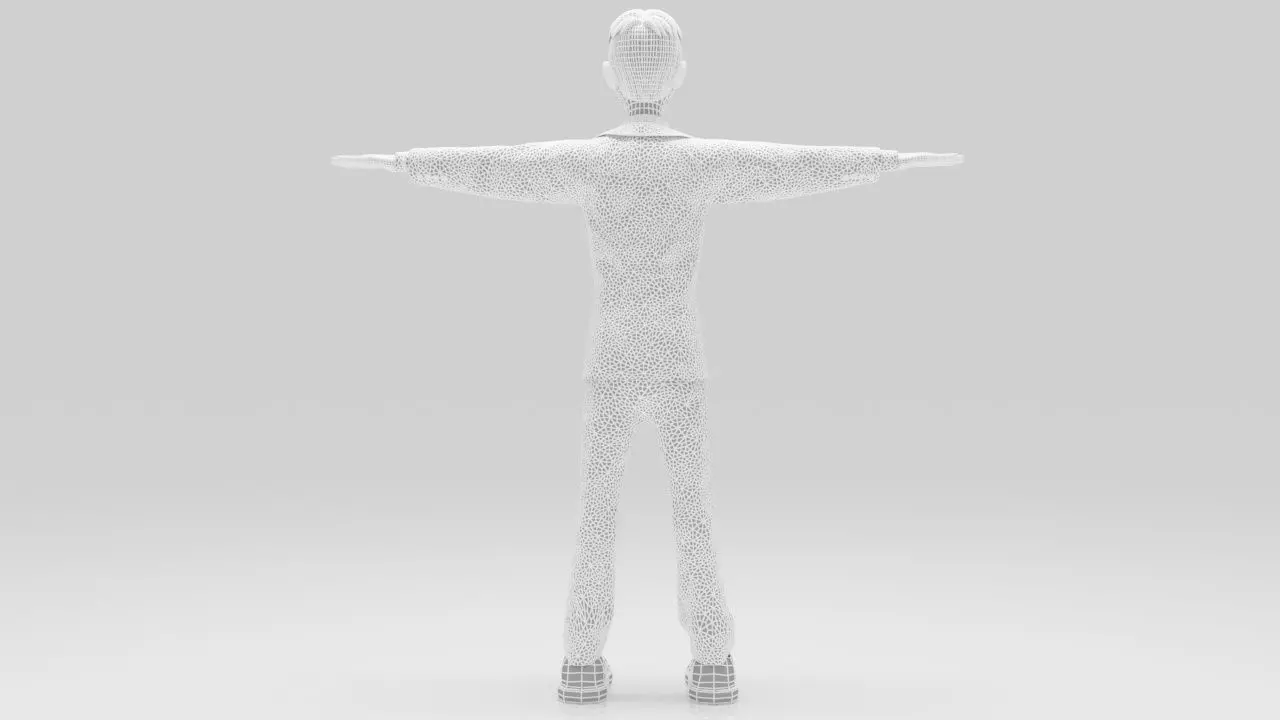 Character Runo Rigged Low-poly 3D model_11