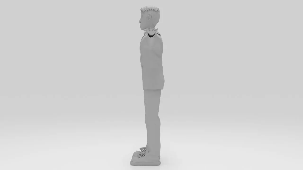 Character Runo Rigged Low-poly 3D model_6
