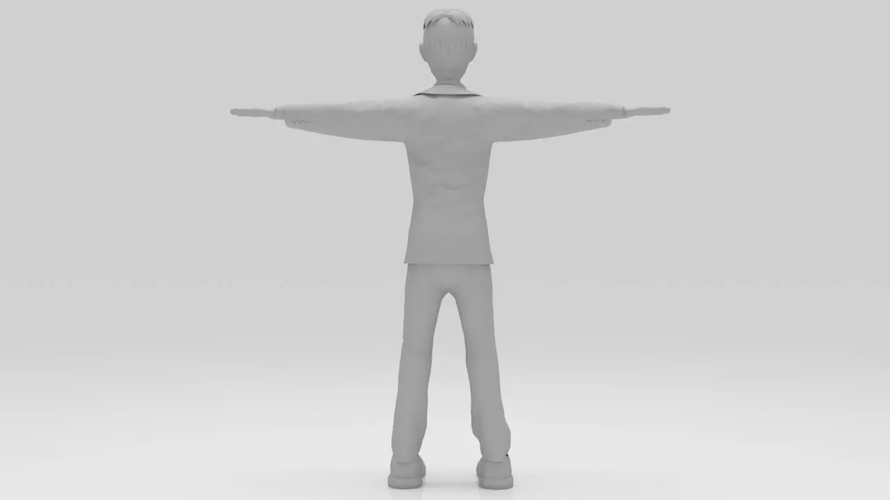 Character Runo Rigged Low-poly 3D model_7