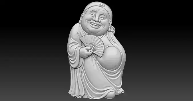 1 Earth God CNC Relief Model