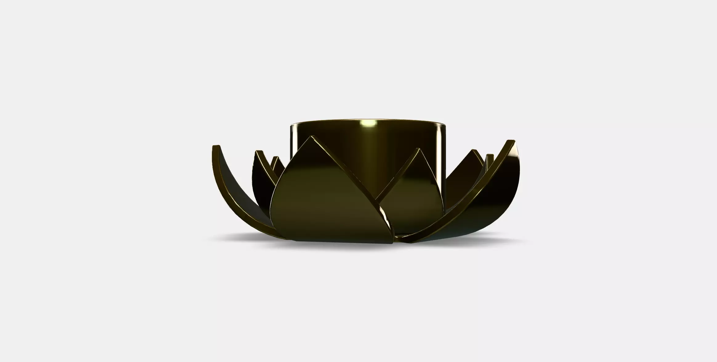 KNASTRIGT Tealight holder Low-poly 3D model_7