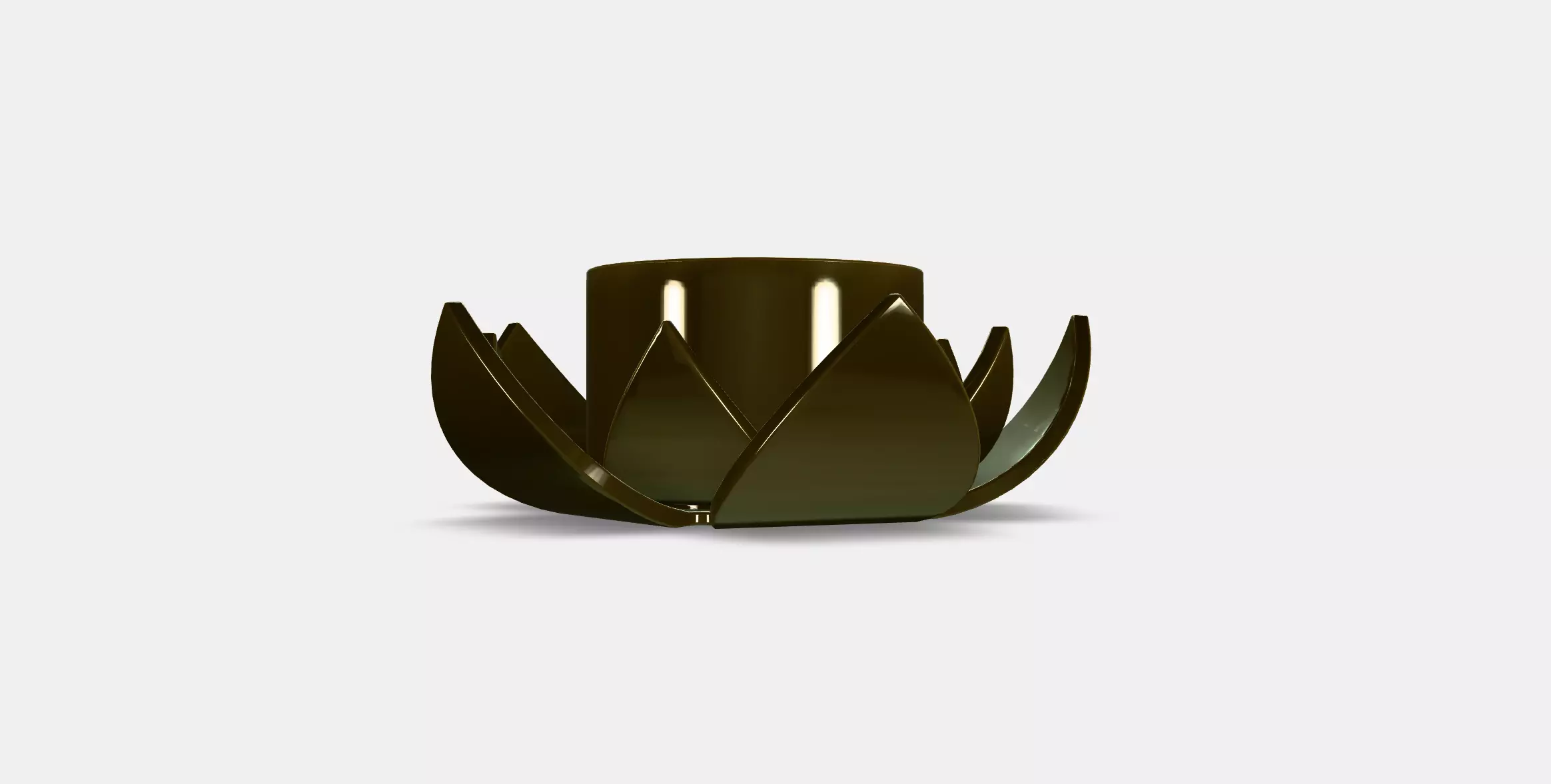 KNASTRIGT Tealight holder Low-poly 3D model_10