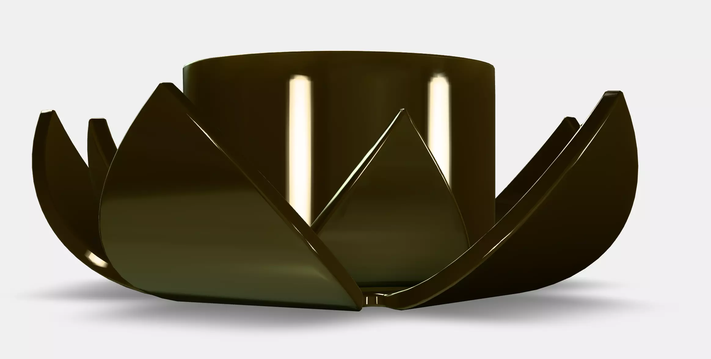 KNASTRIGT Tealight holder Low-poly 3D model_2