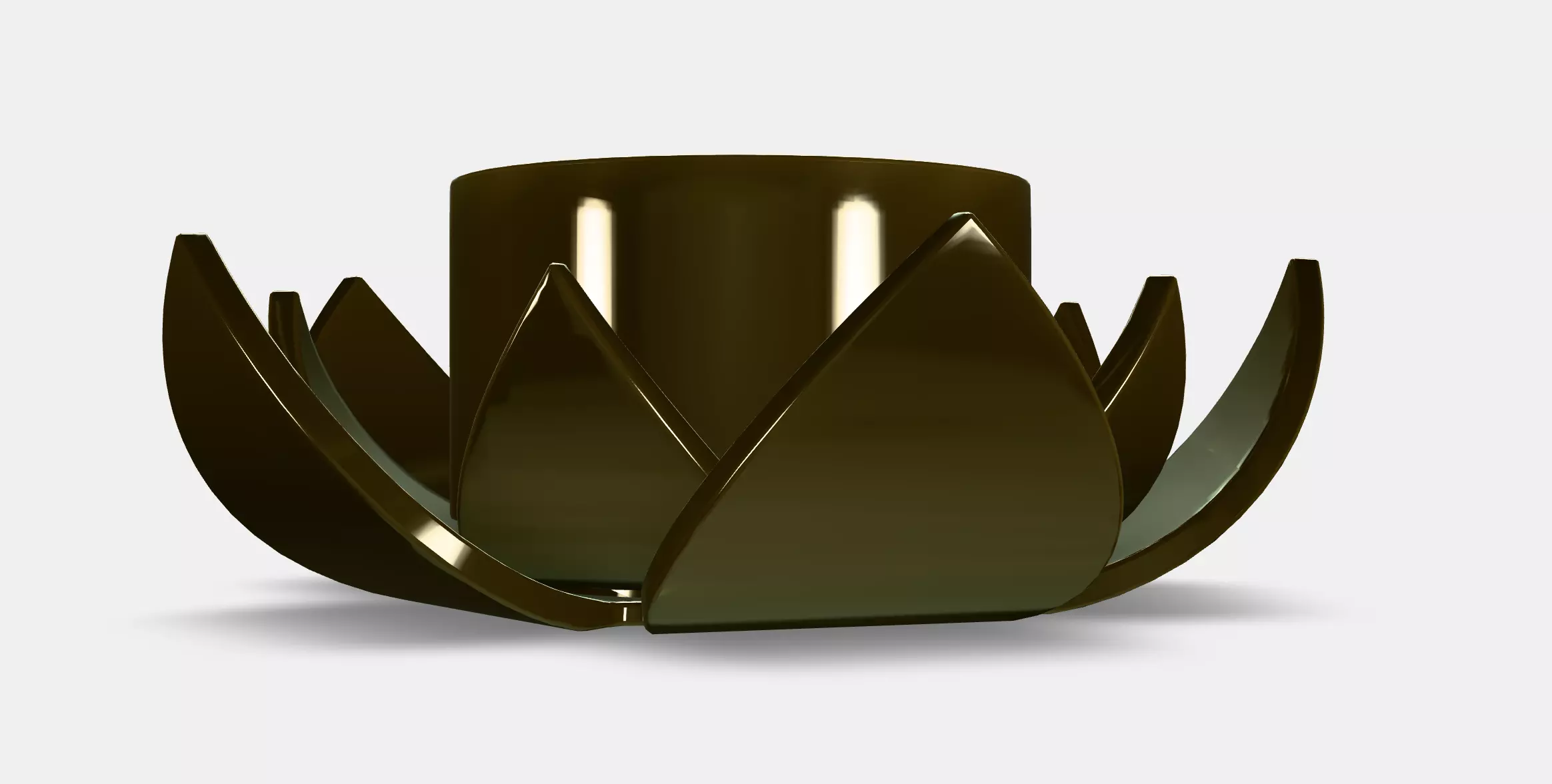KNASTRIGT Tealight holder Low-poly 3D model_11