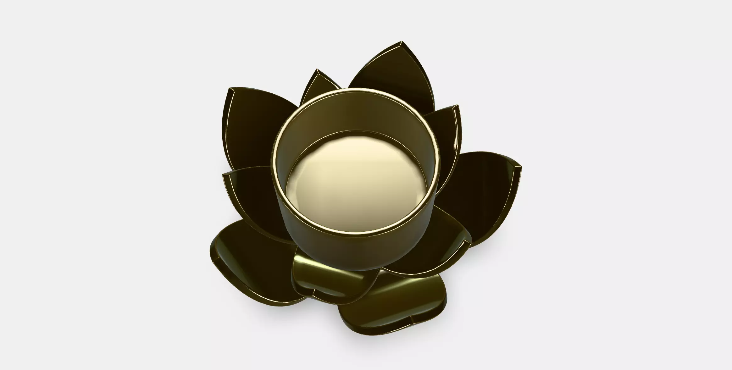 KNASTRIGT Tealight holder Low-poly 3D model_3