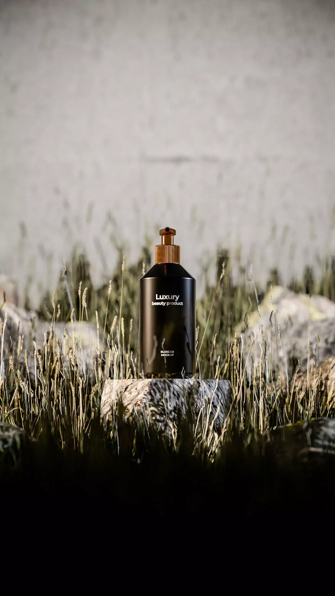 Luxury Beauty Bottle 3D Mockup Low-poly 3D model_22