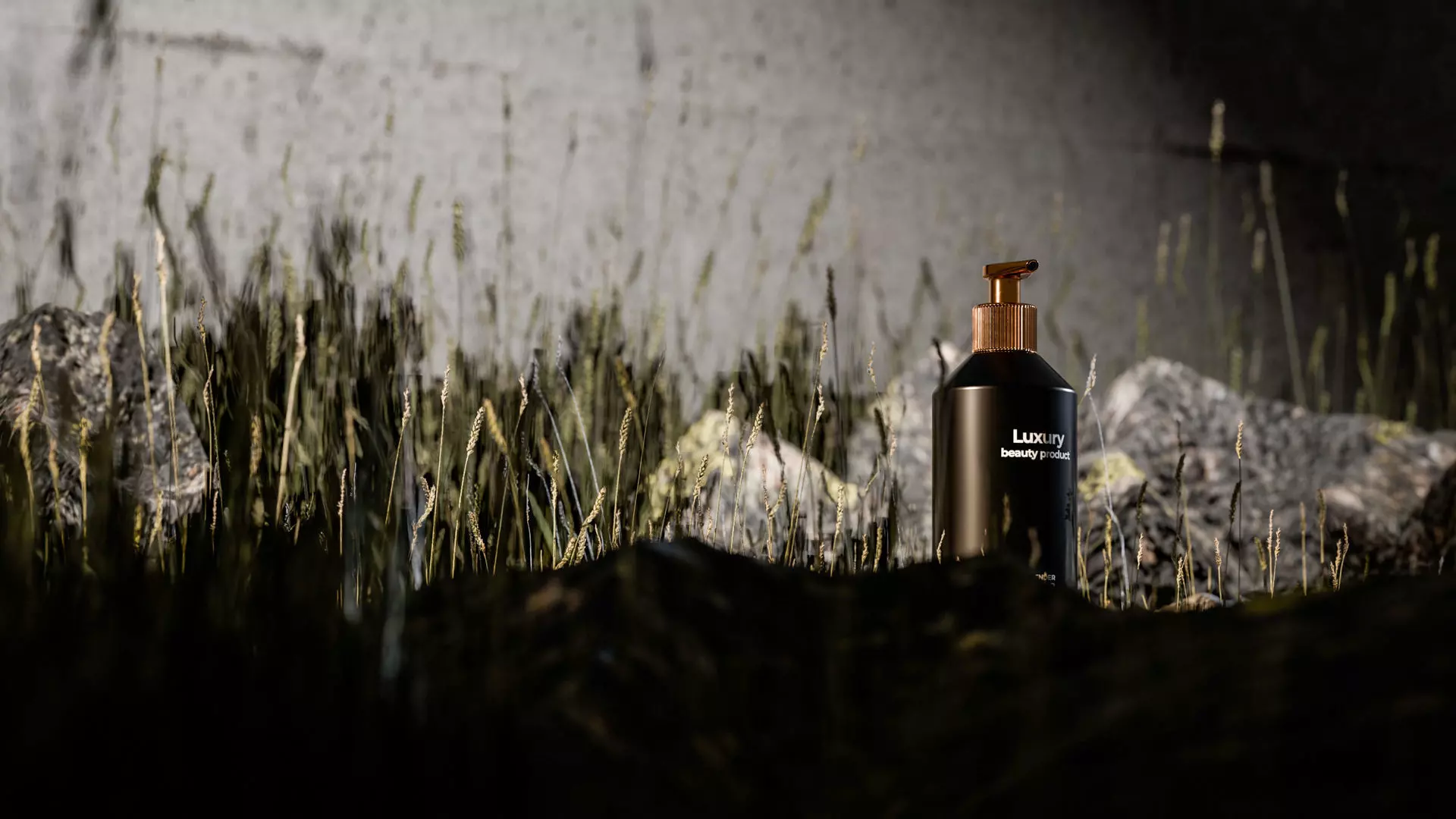 Luxury Beauty Bottle 3D Mockup Low-poly 3D model_6