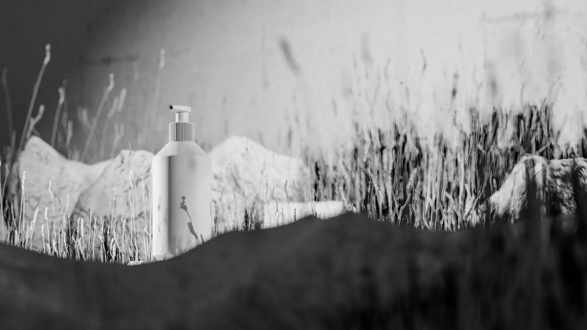 Luxury Beauty Bottle 3D Mockup Low-poly 3D model_14