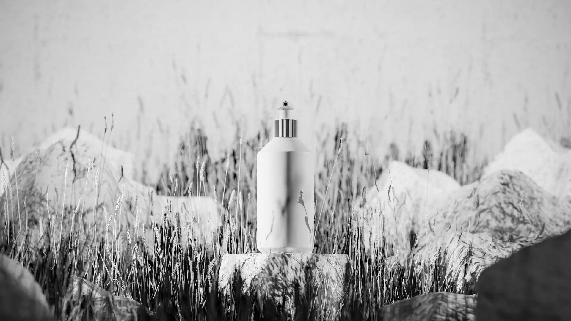 Luxury Beauty Bottle 3D Mockup Low-poly 3D model_13