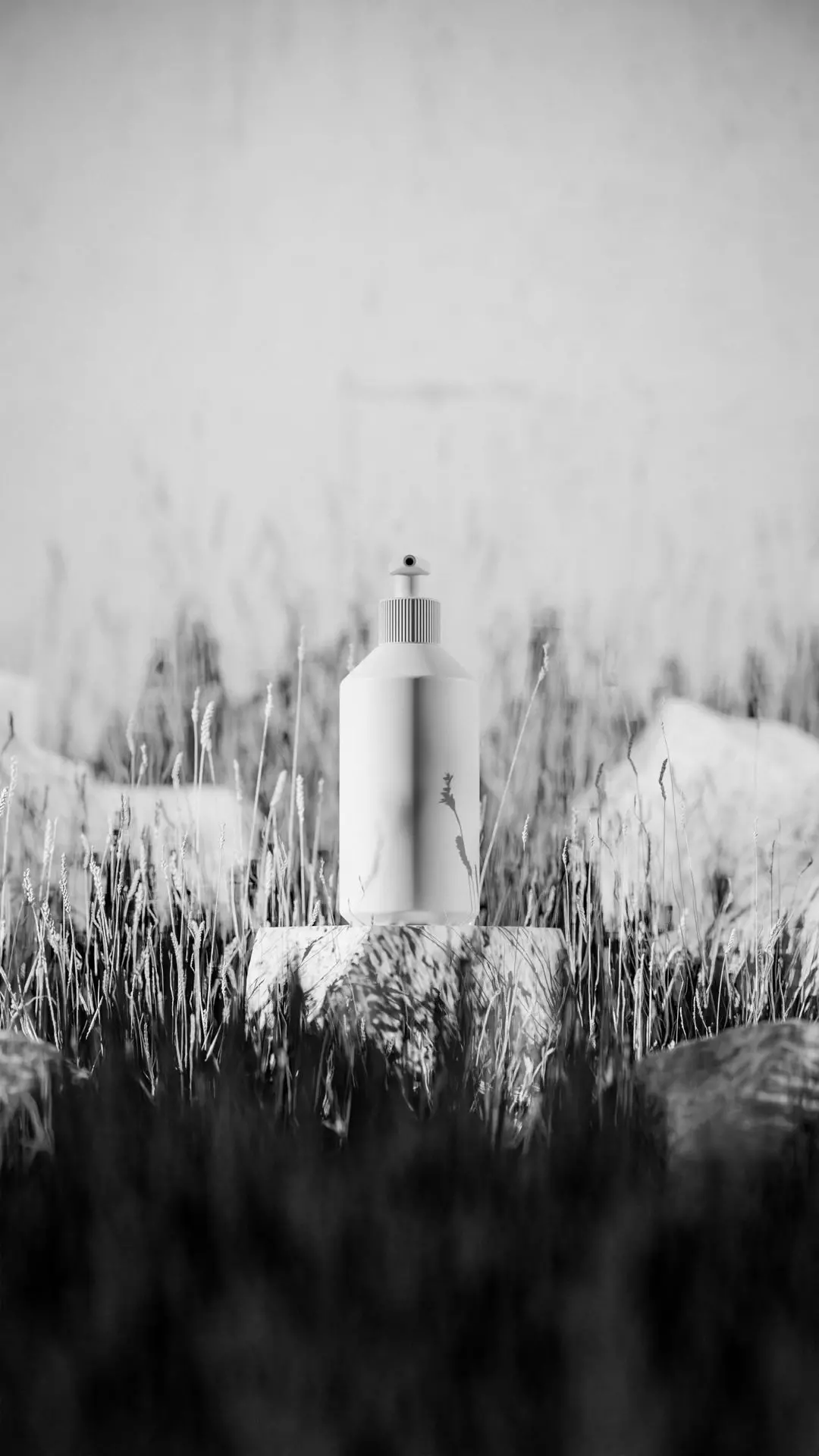 Luxury Beauty Bottle 3D Mockup Low-poly 3D model_31