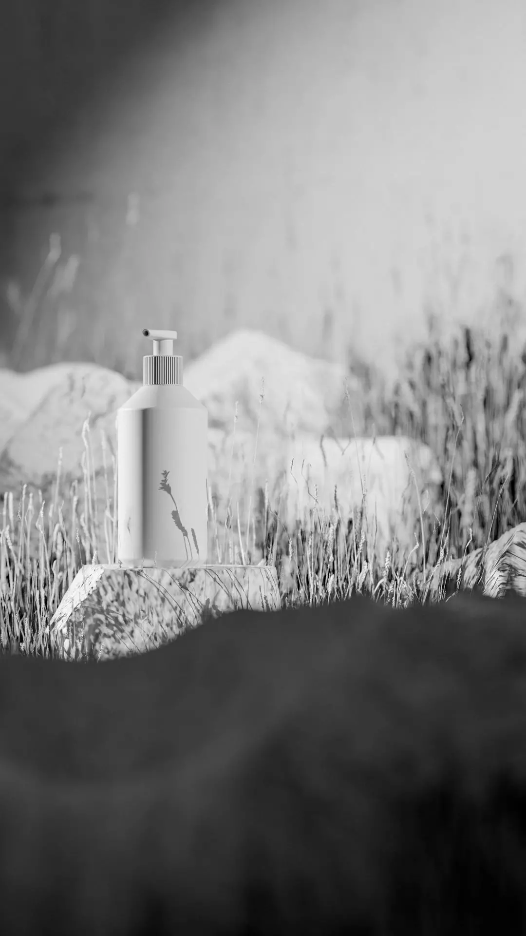 Luxury Beauty Bottle 3D Mockup Low-poly 3D model_29