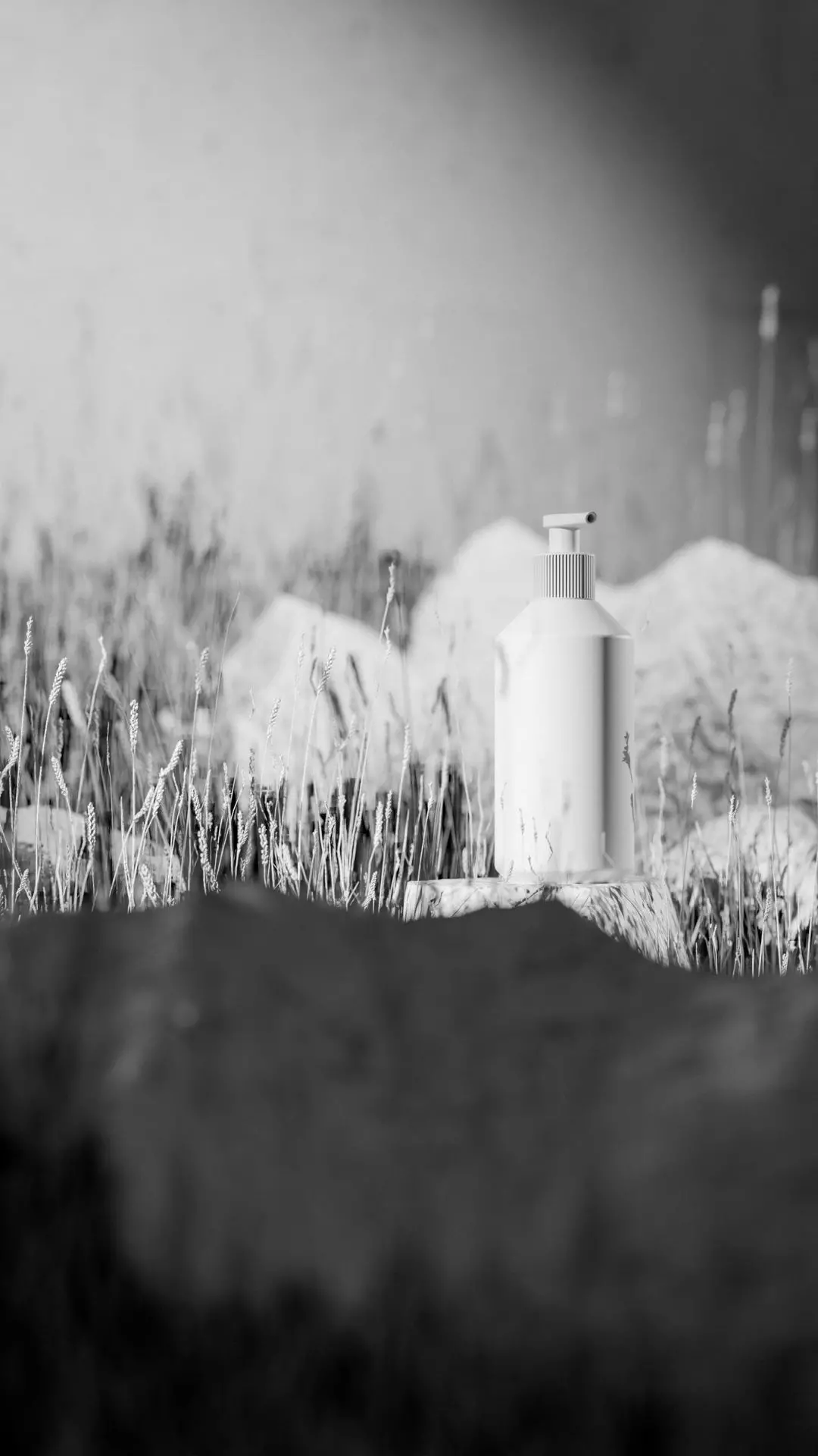 Luxury Beauty Bottle 3D Mockup Low-poly 3D model_30