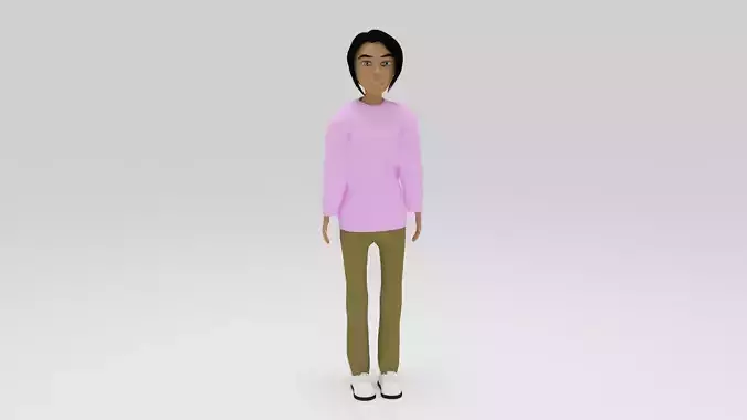 Character Jeneky Rigged 