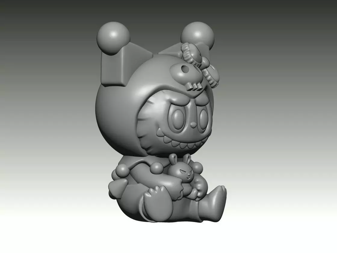 LABUBU 3D print model_2