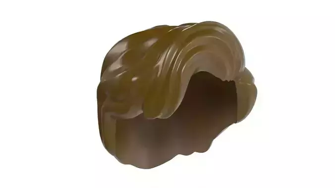 Lego 3D Scanned Mans Hair 3D model