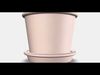MUSKOTBLOMMA Plant pot with saucer 1 3D model_1
