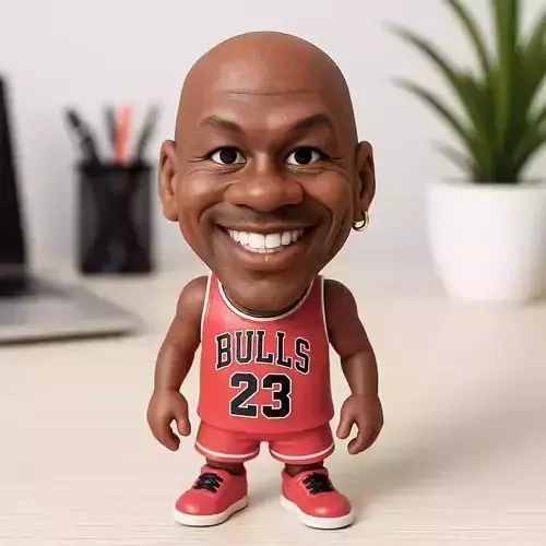 NBA - Michael Jordan chibi statue - 3d Print