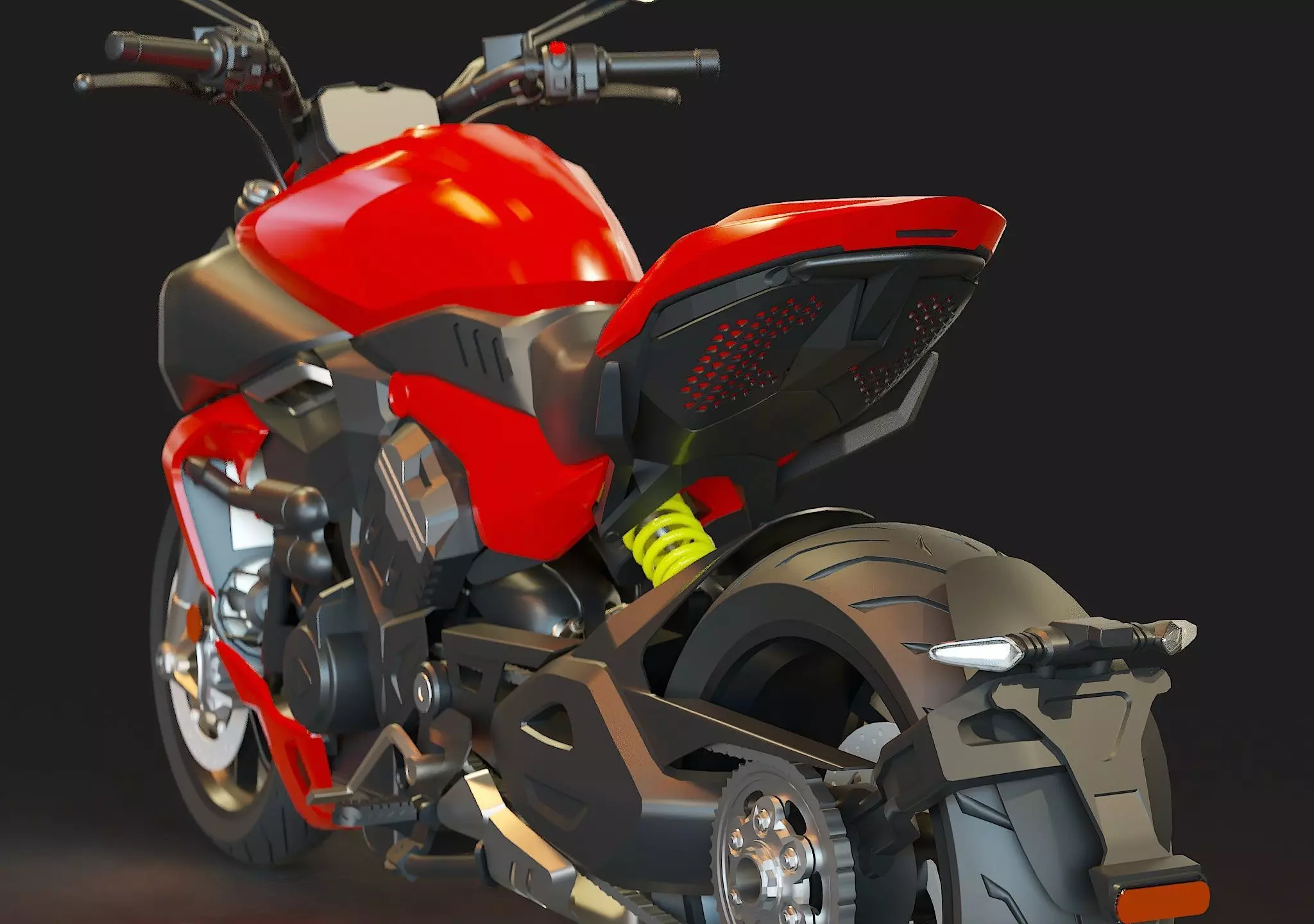 Base model Ducati Diavel V4 2023 3D model_11