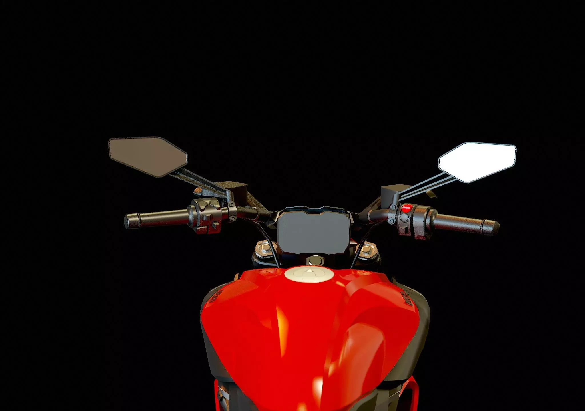 Base model Ducati Diavel V4 2023 3D model_9