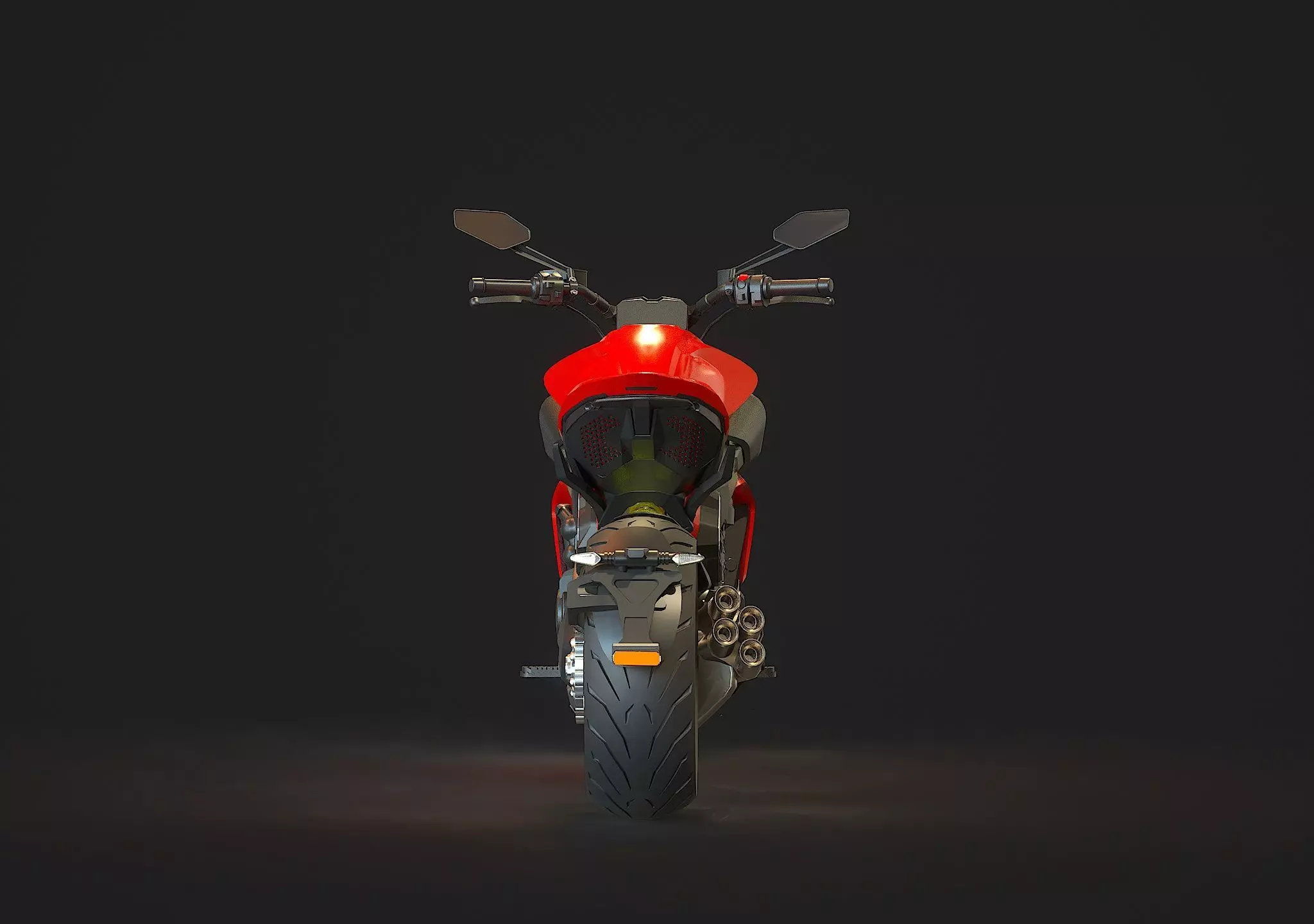 Base model Ducati Diavel V4 2023 3D model_7