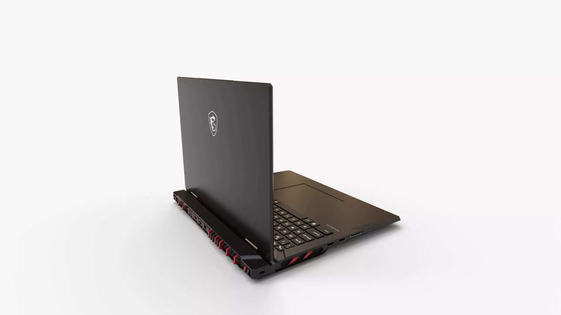 MSI Raider GE78 HX Gaming Laptop 3D model_2