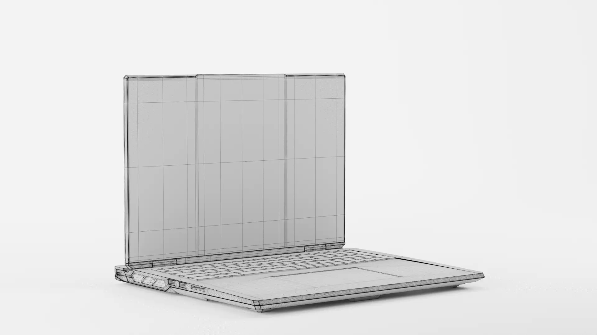 MSI Raider GE78 HX Gaming Laptop 3D model_11