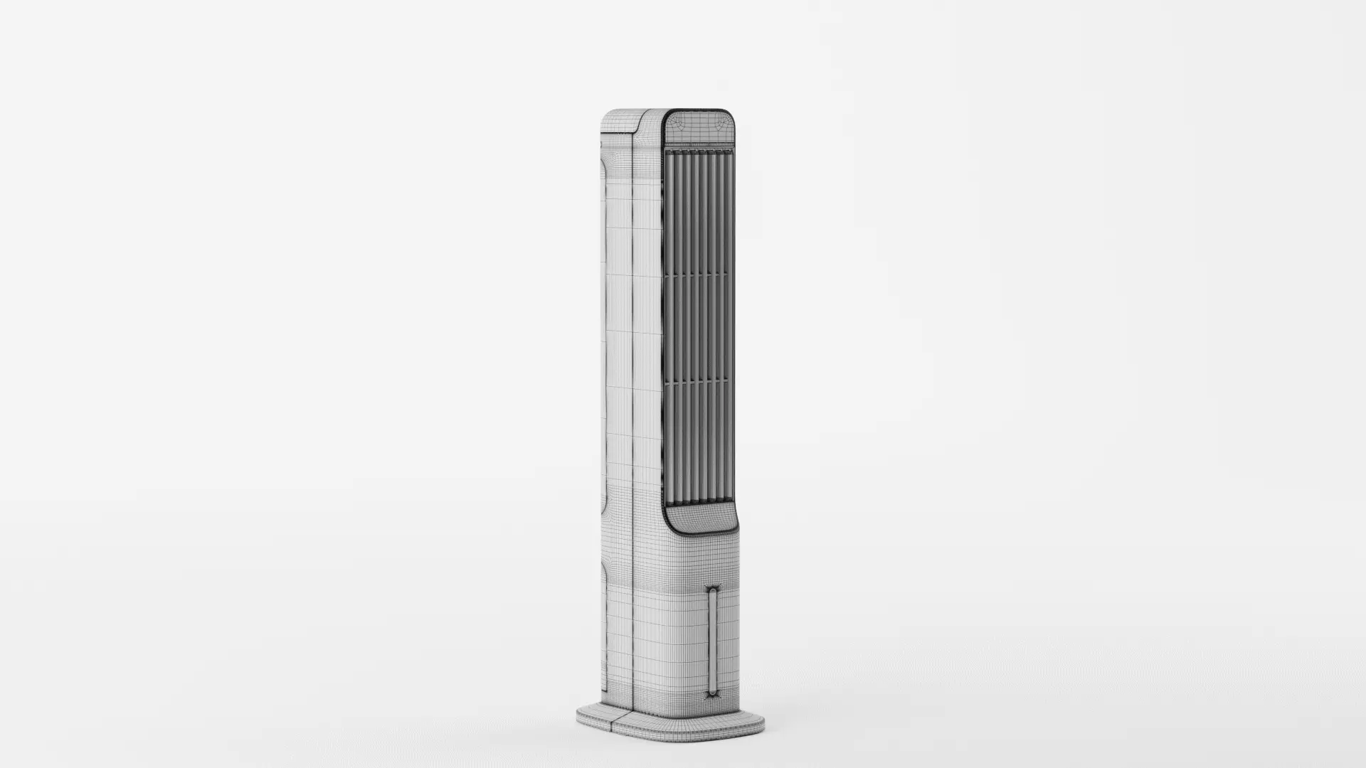 Portable Air Cooler Evaporative Cooling Fan Tower Oscillating   3D model_11