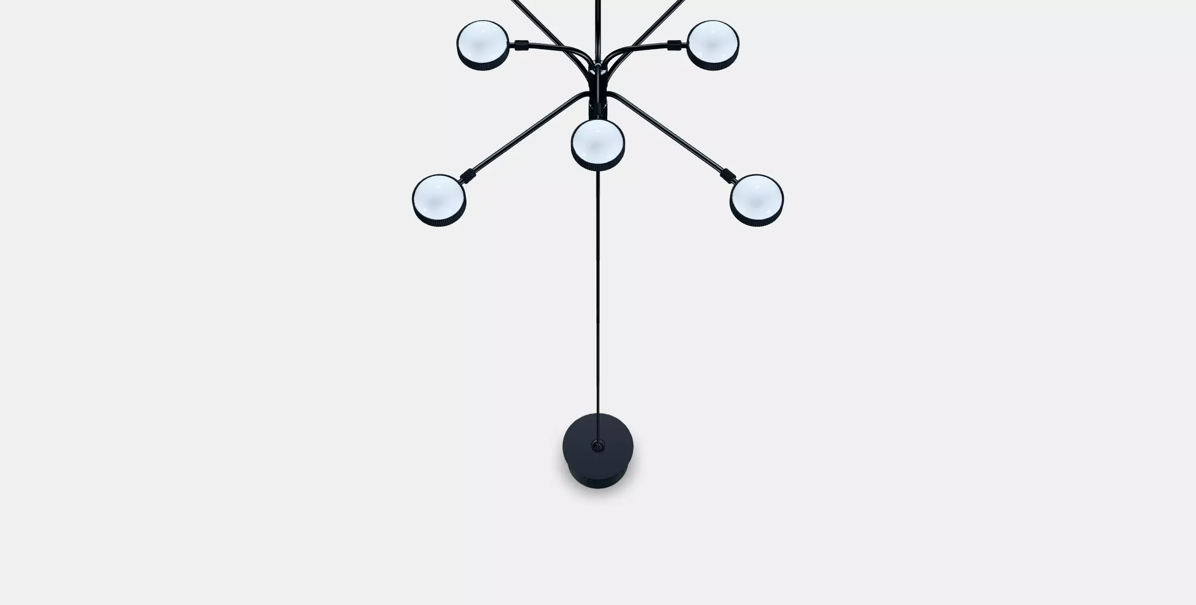 STORSLINGA LED chandelier 8 brackets 3D model_4