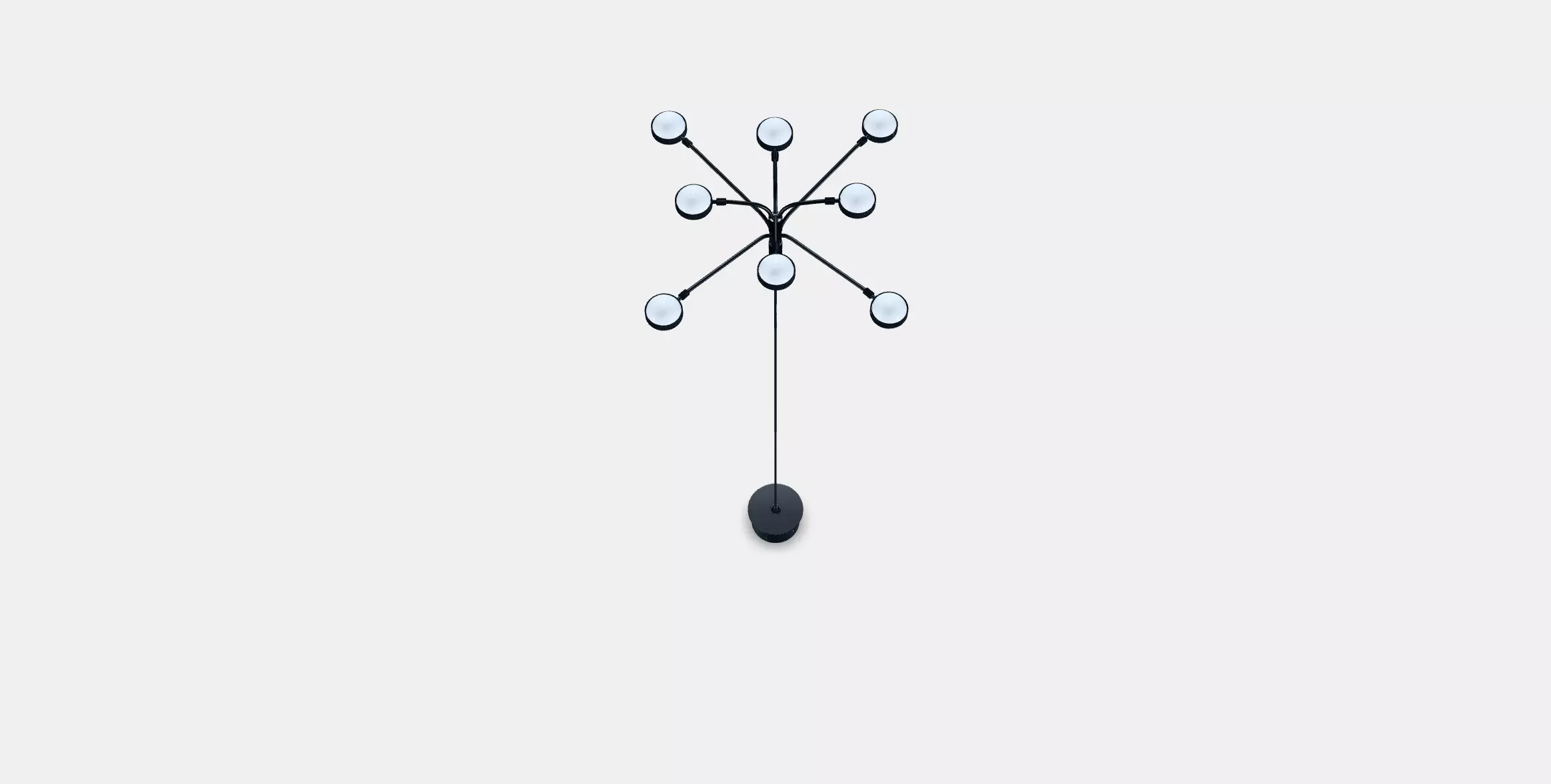 STORSLINGA LED chandelier 8 brackets 3D model_3