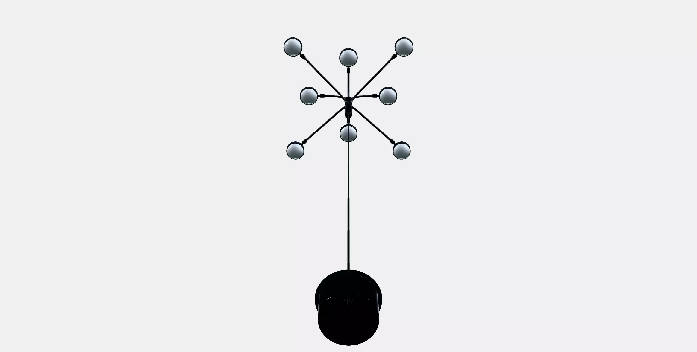 STORSLINGA LED chandelier 8 brackets 3D model_8