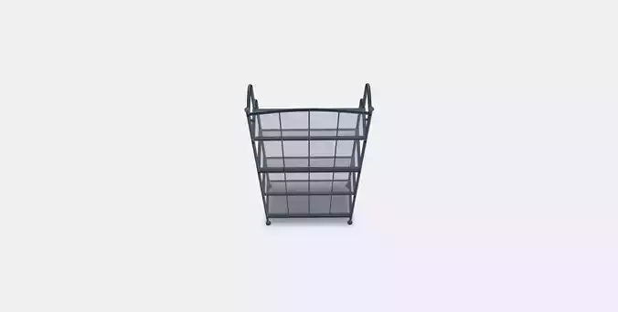 LACKO Shelving unit outdoor 3D model