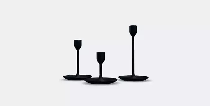 FULLTALIG Candlestick set of 3 1