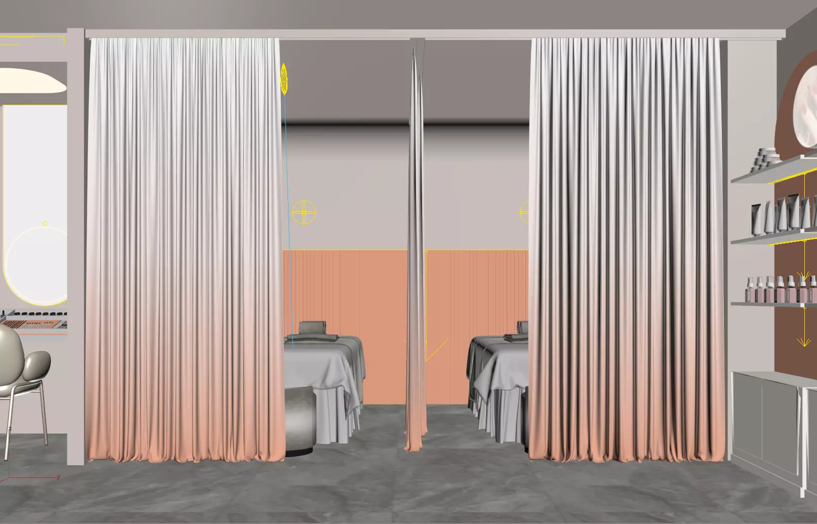 Beauty Salon Low-poly 3D model_3