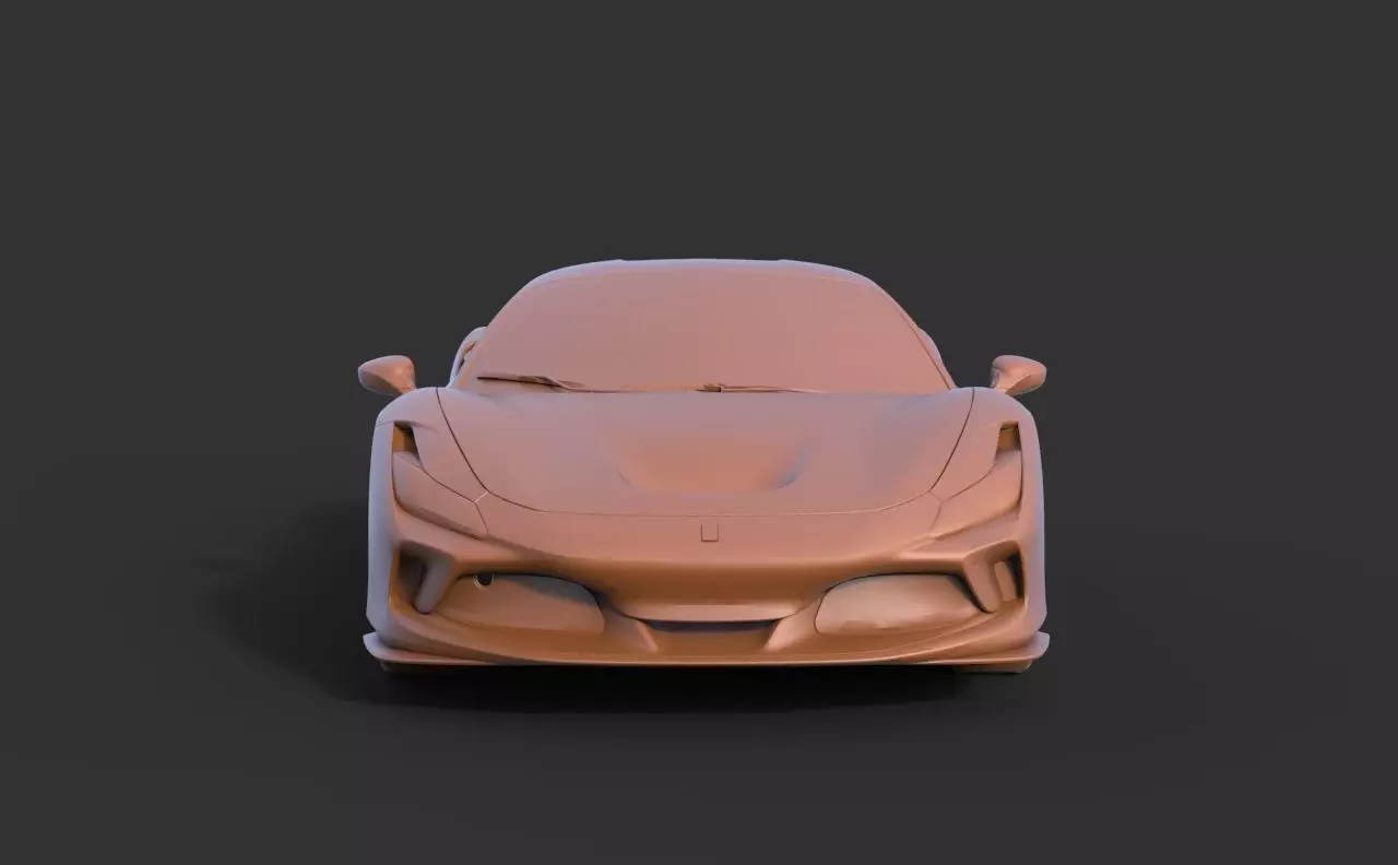 Ferrari F8 Tributo 3D print model_1