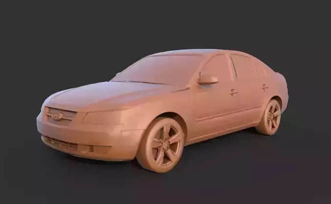 Hyundai Sonata 3D print model