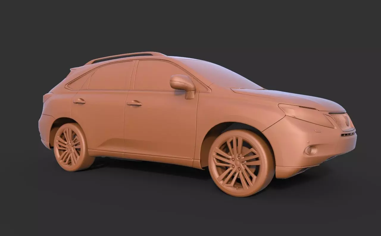Lexus LX450 3D print model_2