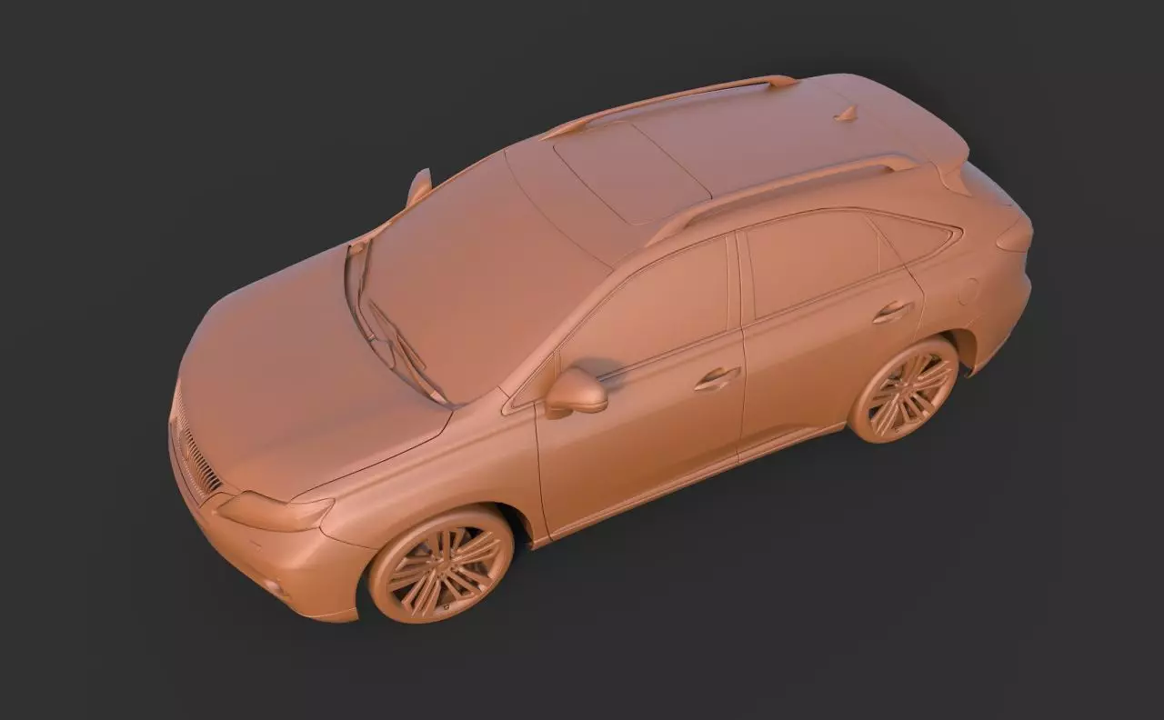 Lexus LX450 3D print model_6