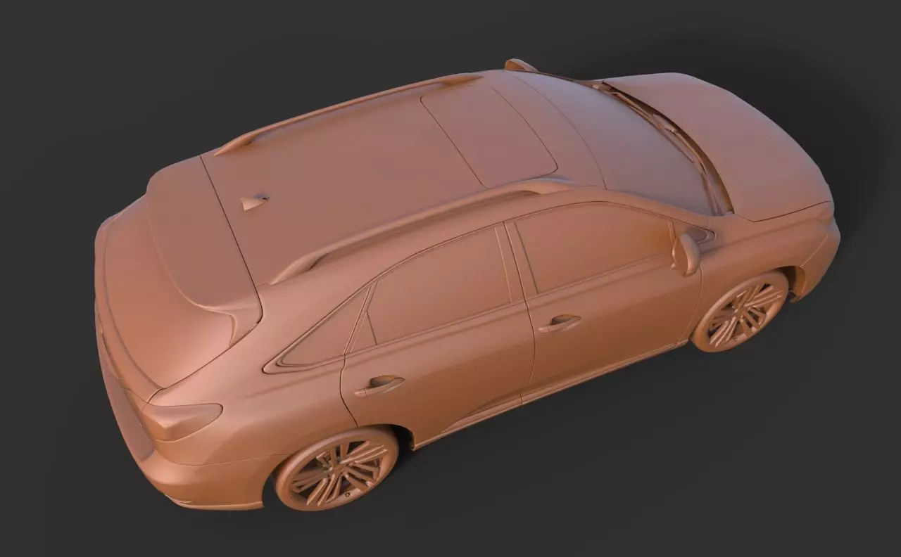 Lexus LX450 3D print model_5